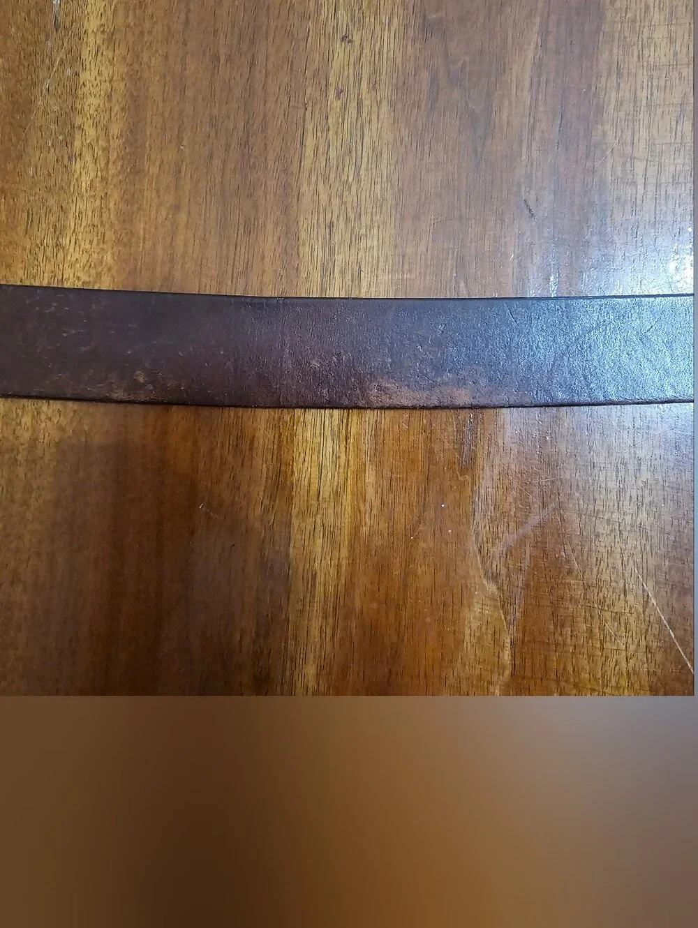 Fossil Brown Leather Men's Belt with Silver Buckle